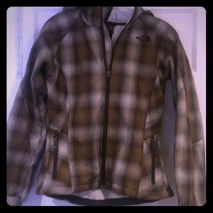 The North Face Jacket with Hood, Plaid, Small